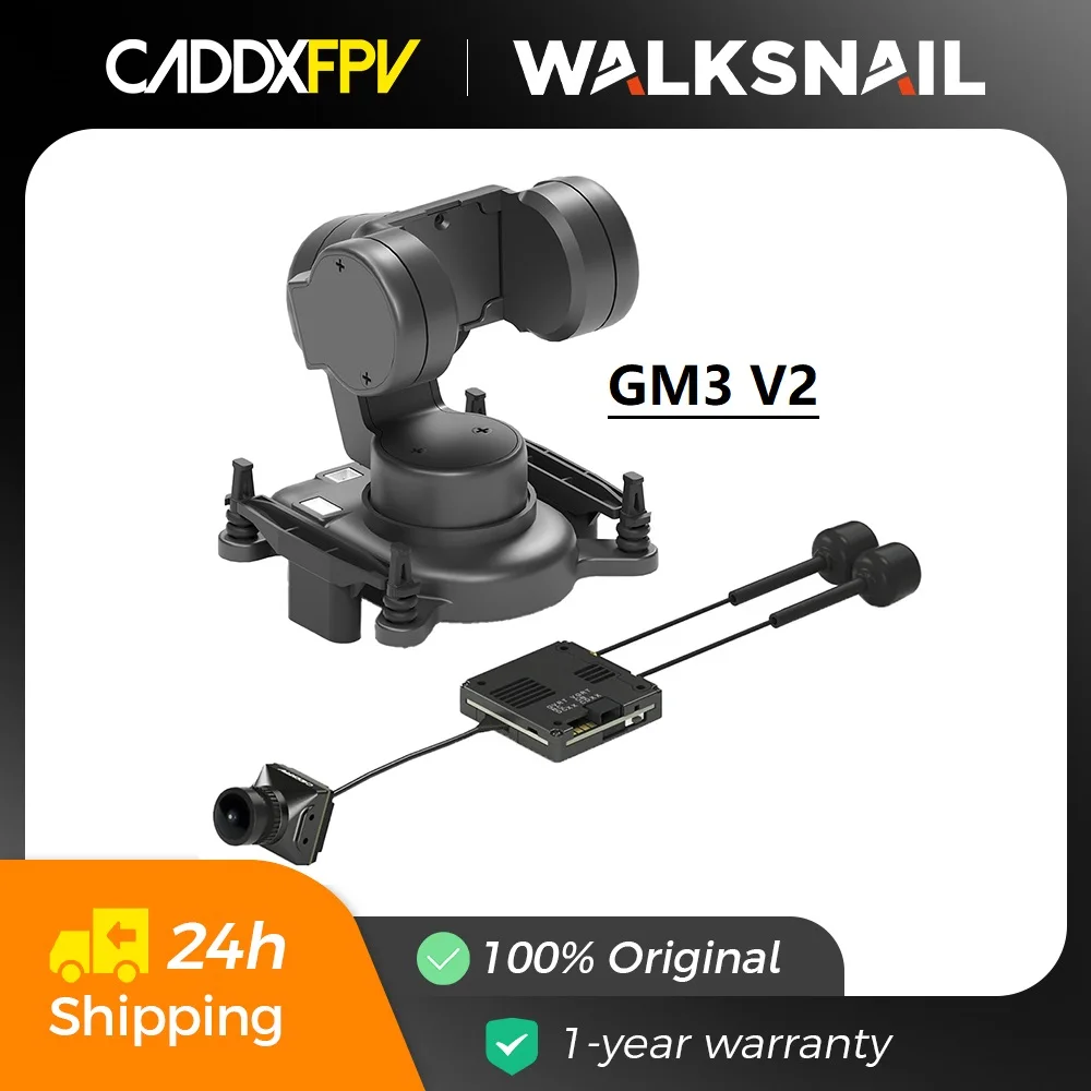 

Caddx Gimbal for Camera GM1 GM2 GM3 V2 FPV Gimbal Head Tracking Walksnail Avatar HD Pro Kit Gyroflow For RC FPV Drone Car Parts