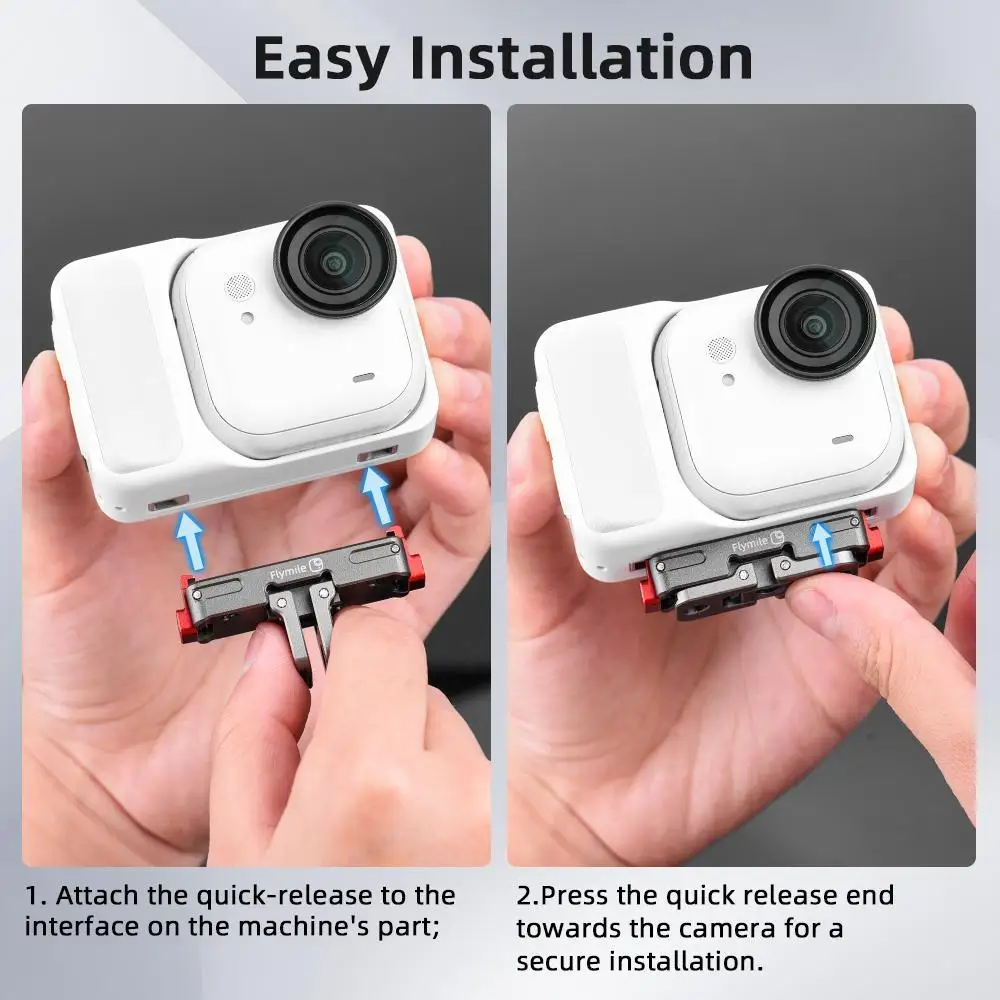 Aluminum Alloy Magnetic Base For Insta360 GO Ultra Camera Magnetic Quick-Release Adapter Mount Holder Bracket Camera Accessories