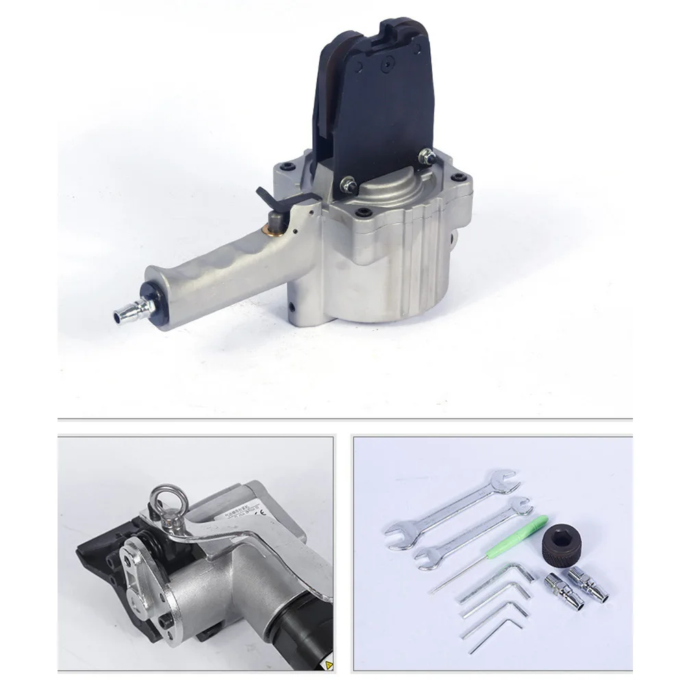 Pneumatic baler for Width 19-32mm set pet plastic steel/pp belt iron belt Metal pneumatic strapping machine FTL-32