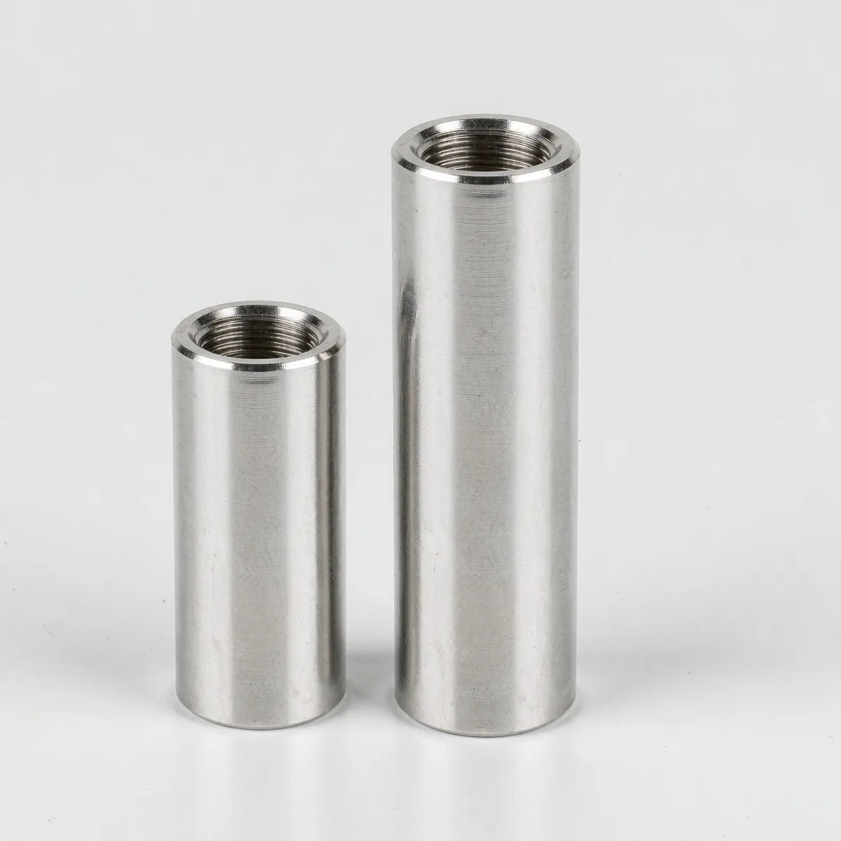 M8 M10 M12 M14 M16 M20 304 Stainless Steel Lengthen Round Coupling Nut Female Thread Stud Standoff Connector Joint Sleeve