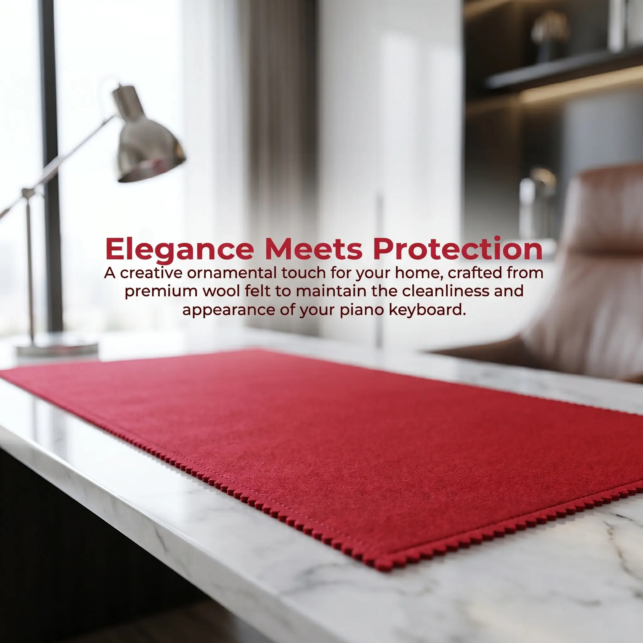 piano keyboard cover protective cover dirt-proof cover wool cover piano accessory