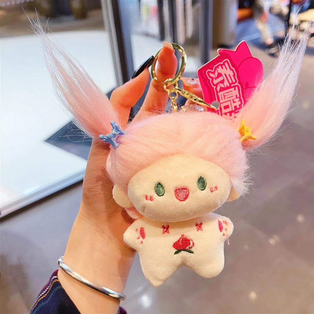 Cute Fruit Cotton Doll Keychain Cartoon Toothless Buddy Plush Toy Girls Best Friend Bag Pendant Creative Gift Festive Supplies view 4