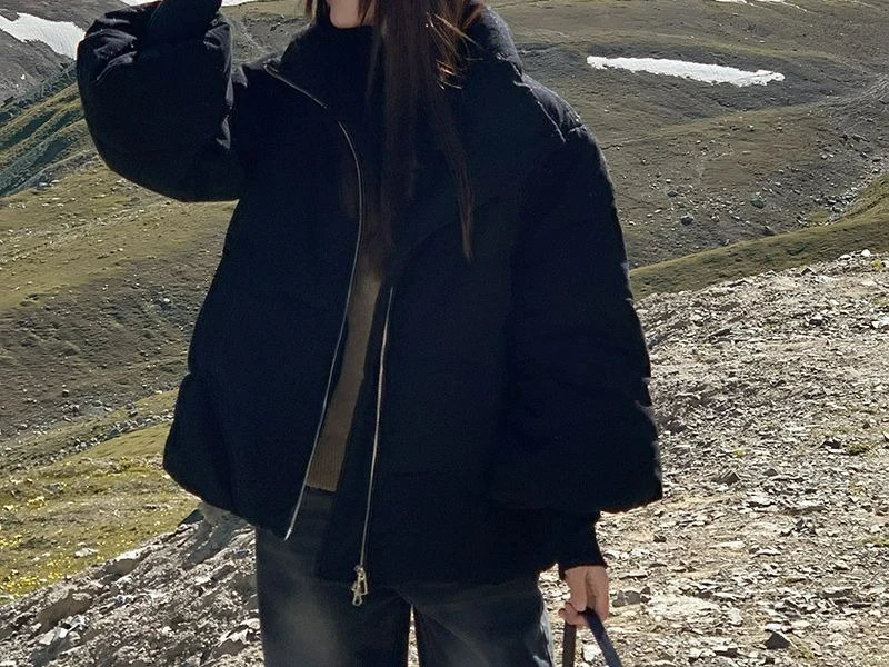 

2025 New Cotton Jacket for Women Winter Short Loose Thickened Coat Fashion Trend Cotton Padded Jacket