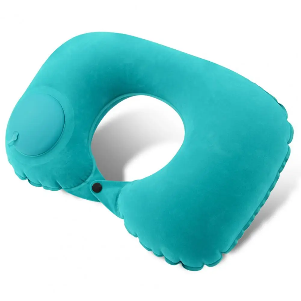 Travel Neck Pillow Comfortable Support Head 360 Degree Traveling Car Airplane Sleeping Head Supportive Press-inflatable Pillow