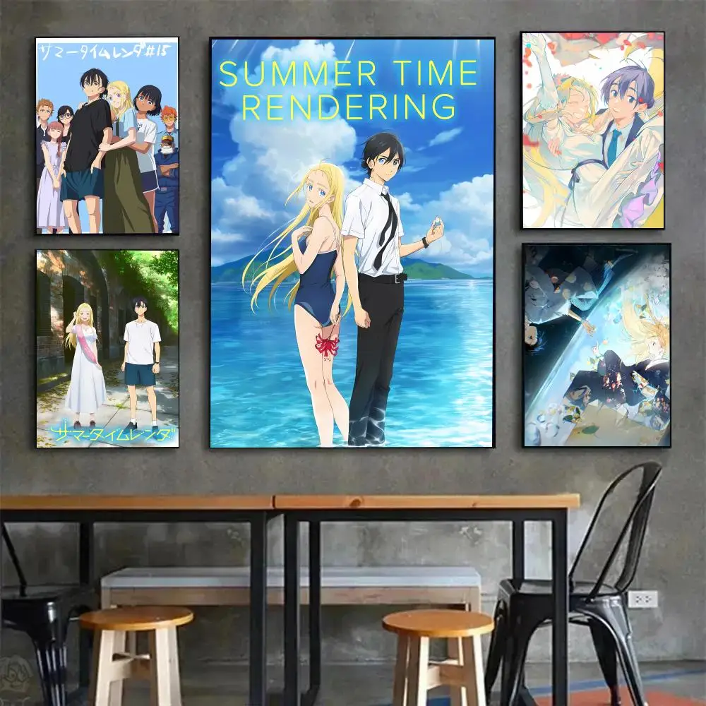 Mysterious Supernatural S-Summer Time Rendering Poster Painting Wall Art Mural for Living Room Home Decor and Gifts