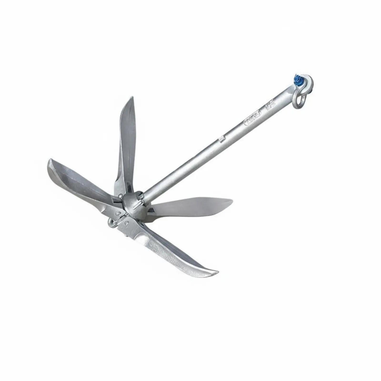 

Folding Grapnel Anchor Strong Holding Power Carbon Steel Boat Anchor Boating Equipment Space-Saving Lightweight for Catch Ing