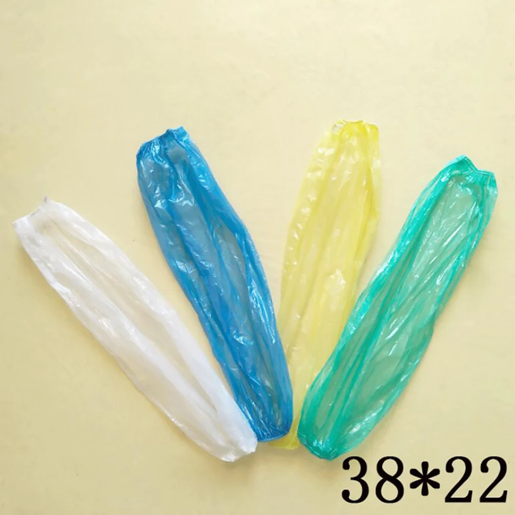 

200 Pcs Arm Sleeve Protector Waterproof Oversleeve Women Cleaning Dust proof Easy Wash Quick Dry Elastic Design Disposable