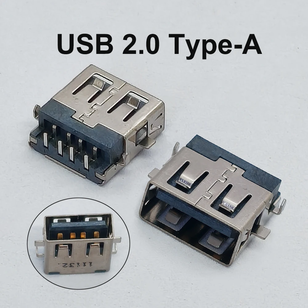 5 Stück USB2.0 Typ-A Schnittstellen-Buchse Ladeanschluss für Lenovo, HP, ASUS, Dell und andere Laptops – Detail 1