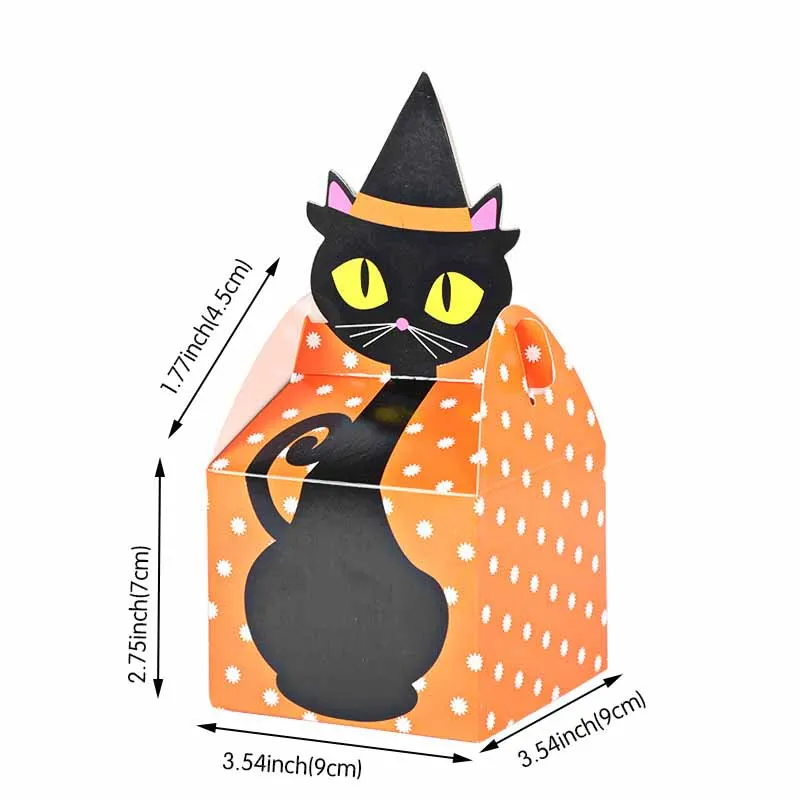 Halloween Pumpkin Spider Ghost Candy Box Packaging