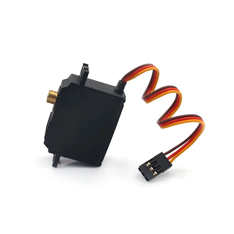 Servo de engranaje de Metal sin escobillas de tres cables para Wltoys 12428, 12423, 12427, 12429, 1/12, piezas de actualización de coche RC, accesorios