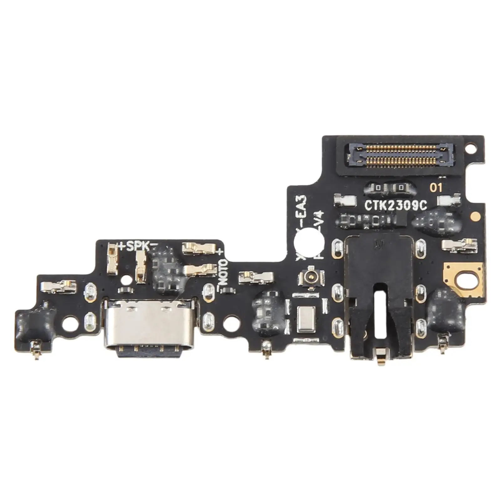 Oplaadpoortprintplaat met IC voor Xiaomi Mi A1/Mi A2/Mi 5X/Mi 6X, ondersteunt snelladen.