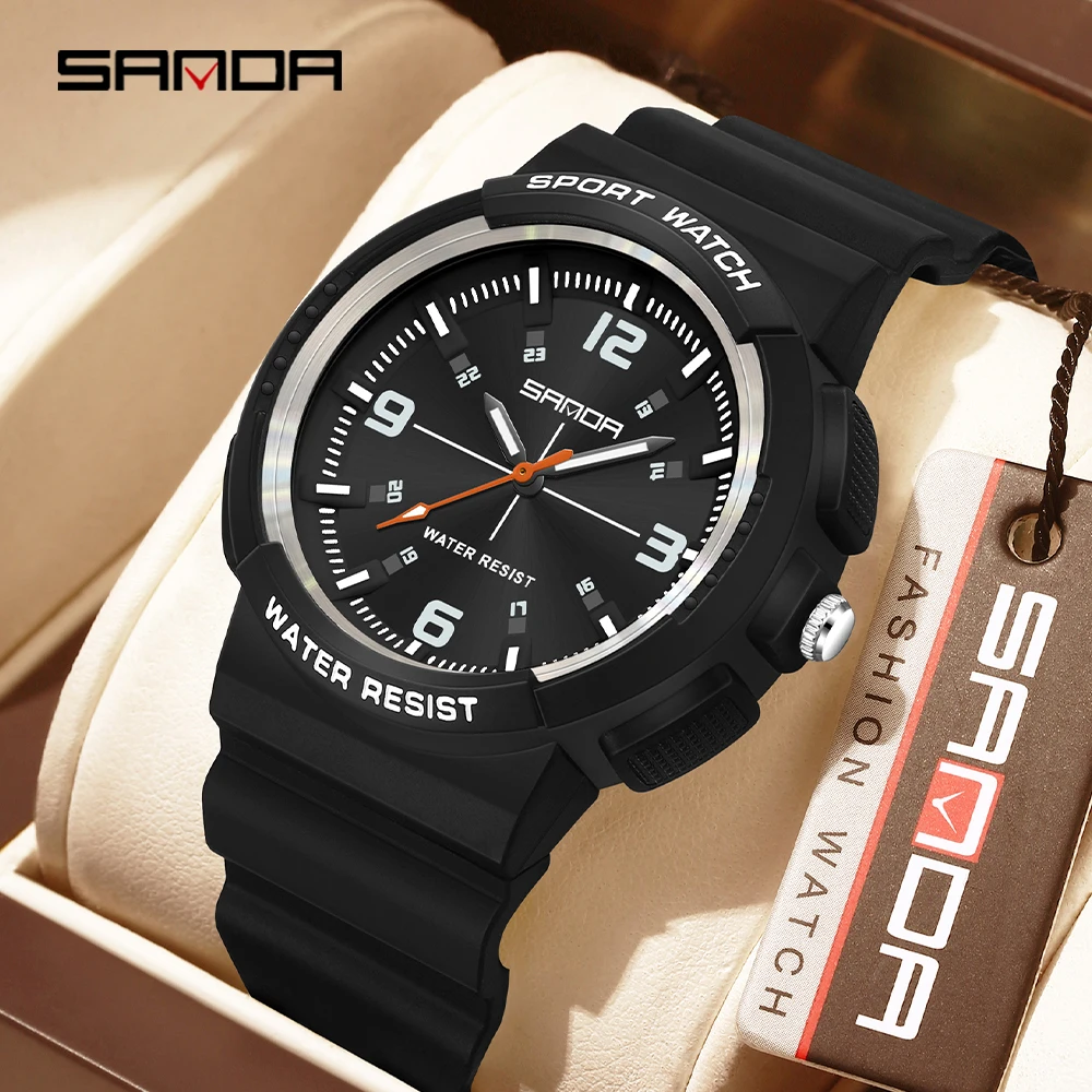 Rubber Strap Diver - SANDA New 3284 Fashion Student Quartz