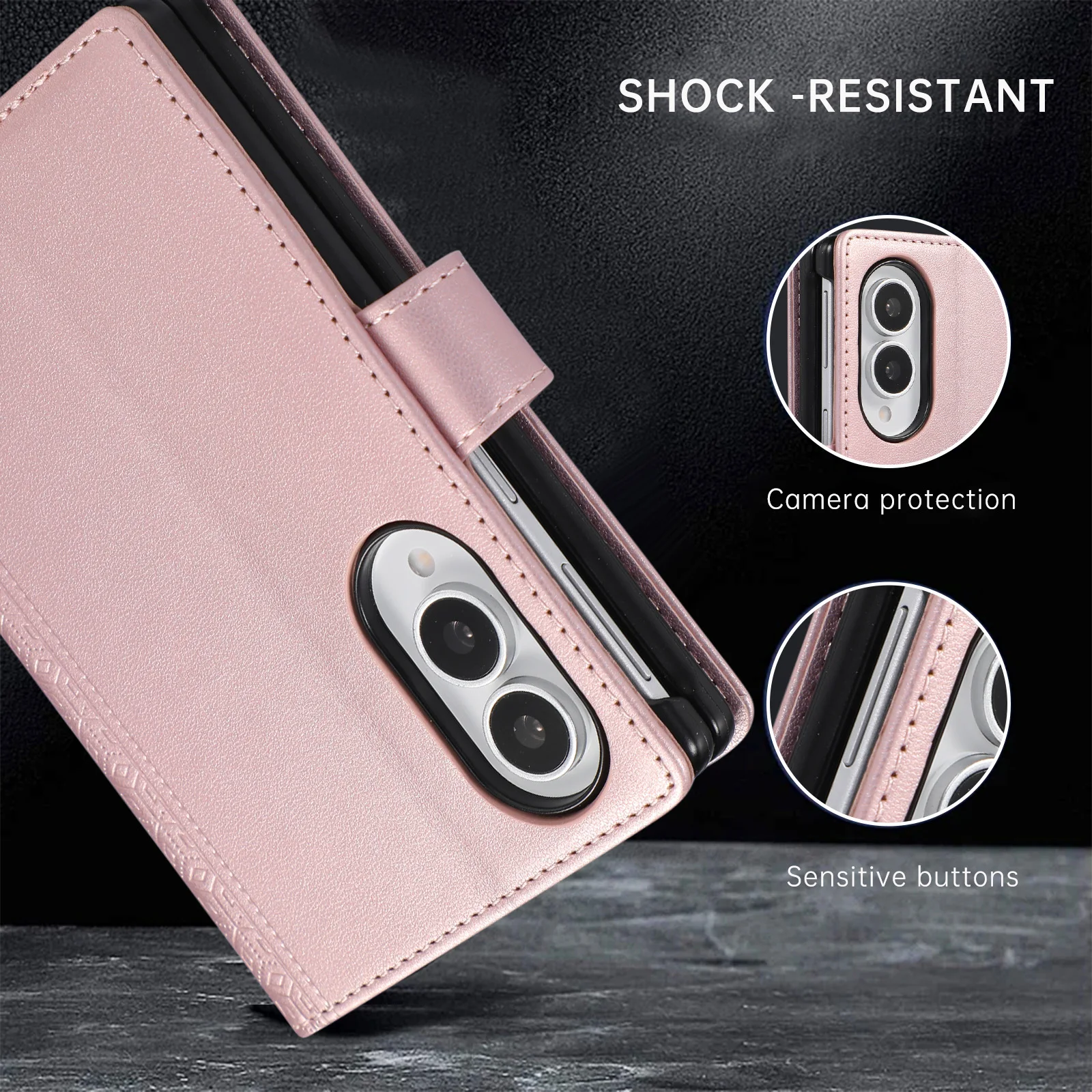 Casing Ponsel Kulit Model Domp - Briefcase Leather Slim ulasan dan harga