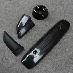 Motorcycle Exhaust Pipe Cover Cowl Fit for Yamaha XP500 TMAX500 TMAX 500 2008 - 2011 TMAX530 2012-2016 TMAX 530 XP 530 500