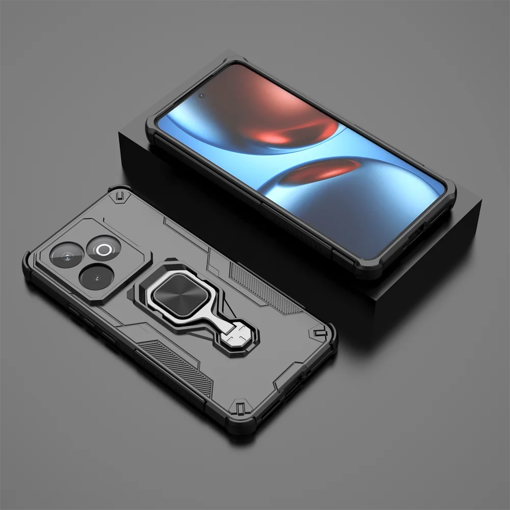 ل ممن لهم Realme GT7 5G حافظة فاخرة حلقة الغطاء الخلفي حامل درع للصدمات حافظة ل ممن لهم Realme GT7 GT 7 Realme GT7 الحالات الهاتف