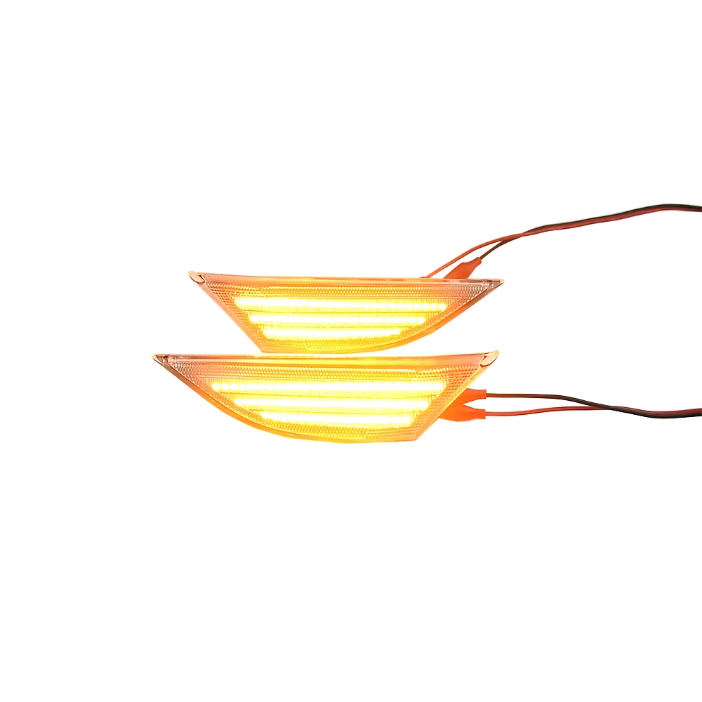 صالح لبورشه 718 بوكستر 981 982 718 كايمان 982 كاريرا GTS 4S RS توربو 991 2 قطعة ديناميكية LED الجانب ماركر بدوره مصباح إشارة