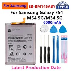 Brand New EB-BM146ABY 6000mAh Replacement Battery For Samsung Galaxy F54/M54 5G/M34 5G Mobile phone Batteries +Tools