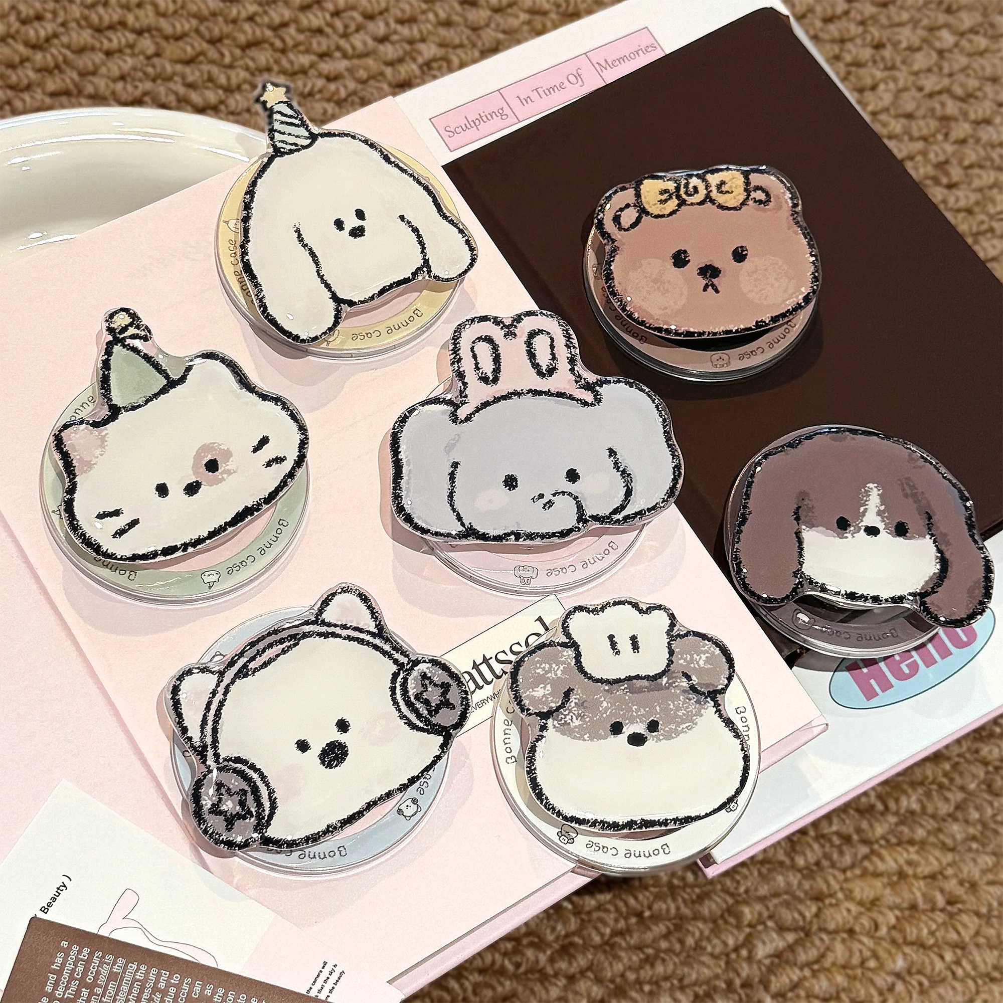 

Magnetic Attraction Bracket Chef Schnauzer Headphones West High Ground Green Hat Cat White Puppy Blue Elephant Brown Bear