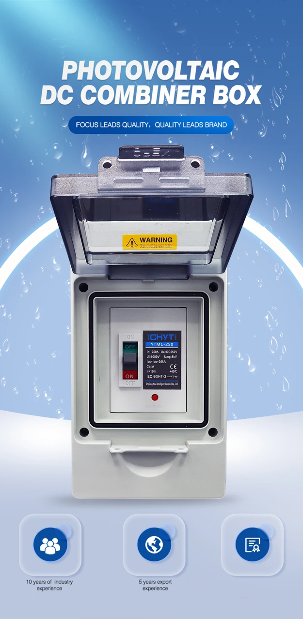 2 قطعة CHYT 1000 فولت قطاع دارة مصبوب مع صندوق تجميع بلاستيكي يوفر العزلة والحماية للأنظمة الشمسية. #6