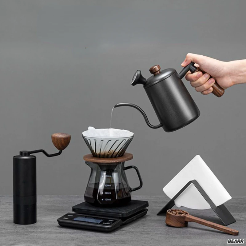 BEARR Hand Brewing  Set Extraction Coffee Set Coffee Hand Brewing Pot Extraction Pot Grinding Bean Machine Barista Accessories