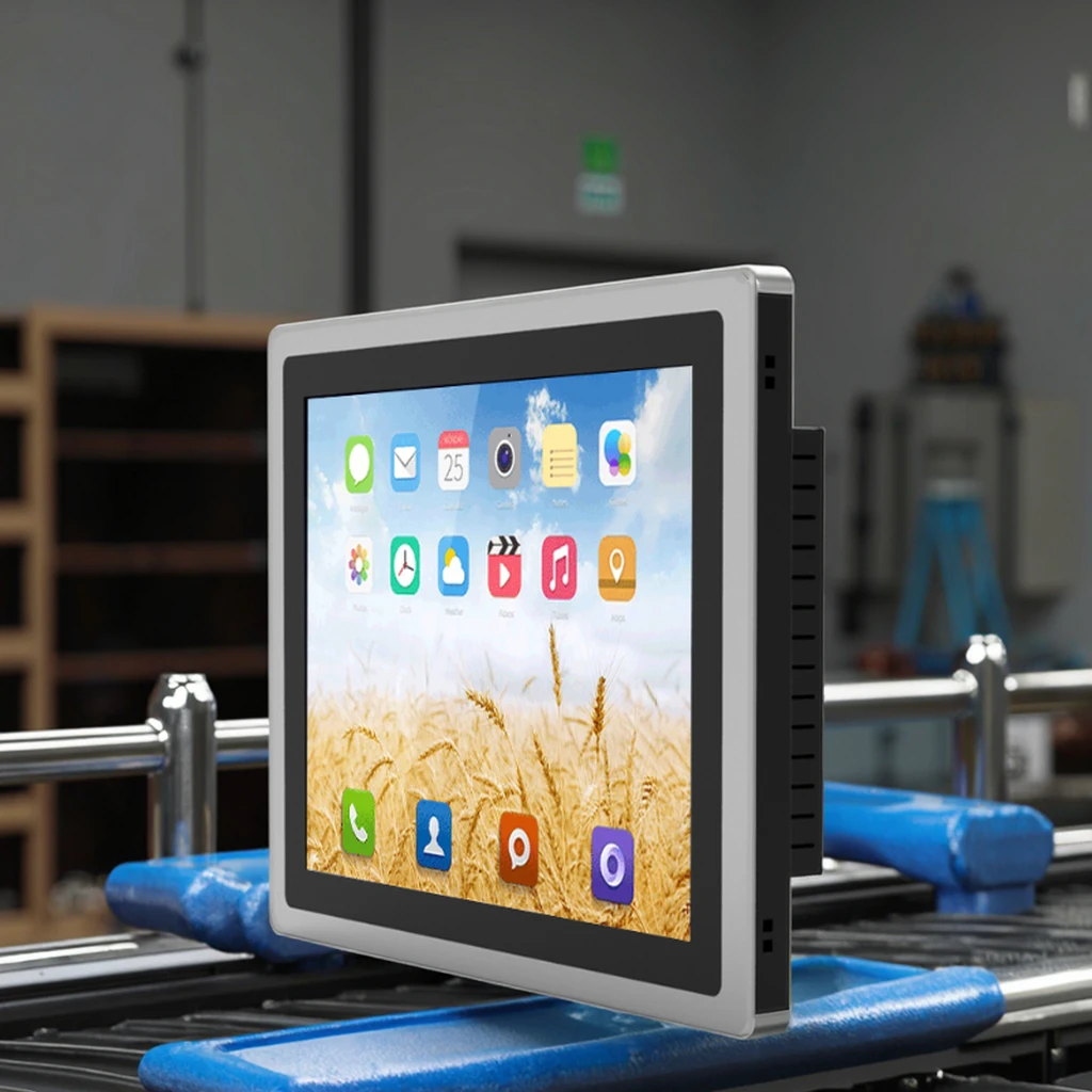 BIS لوحة لمس صناعية PC 12.1 إلى 21.5 بوصة Win10 Android OS Embedded IP65 تطبيقات شاشة مثبتة على الحائط مقاومة للماء