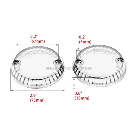 Motorcykel Blinkers Blinkers Linsskydd Fram/Bakr För Kawasaki Vulcan VN1500/1600/900/800/750/500 VN1500 VN800 VN500 12 best sales Kawasaki VN 1500 tillbehör - №7