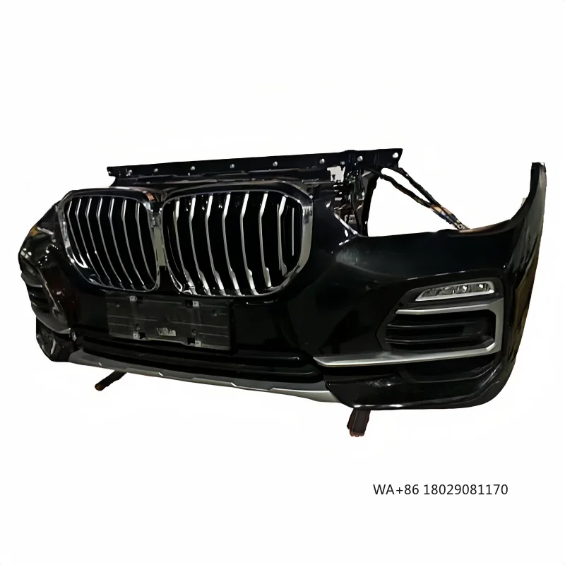 

Подходит для -X5 G05 LCi. Используемая пластиковая передняя крышка бампера с радиатором и большим световым лучом для замены задней части.