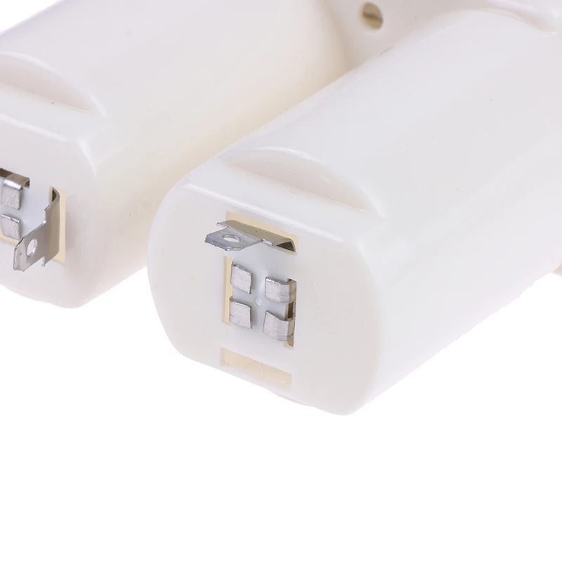 Double Compartments Universal Battery Box for Gas Water Heater Accessories Parts Plastic Double Battery Case(white)