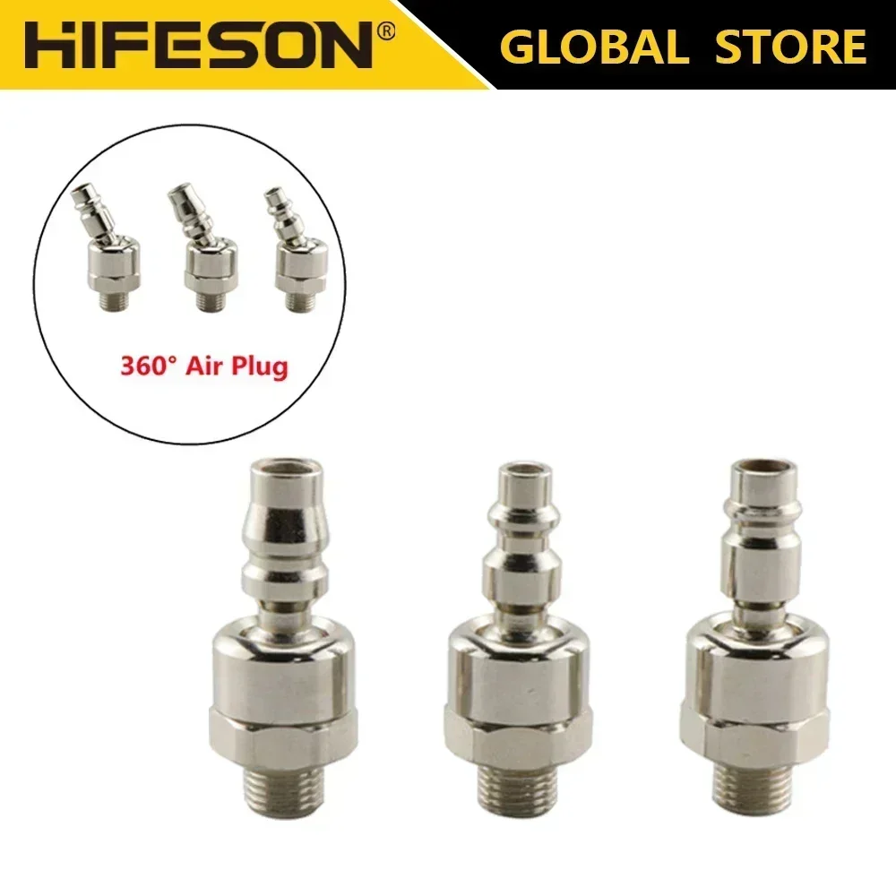 Universal Air Connector JP US EU Standard 360° Home Tools Air Connector Accessories Air Plug Replacement Head