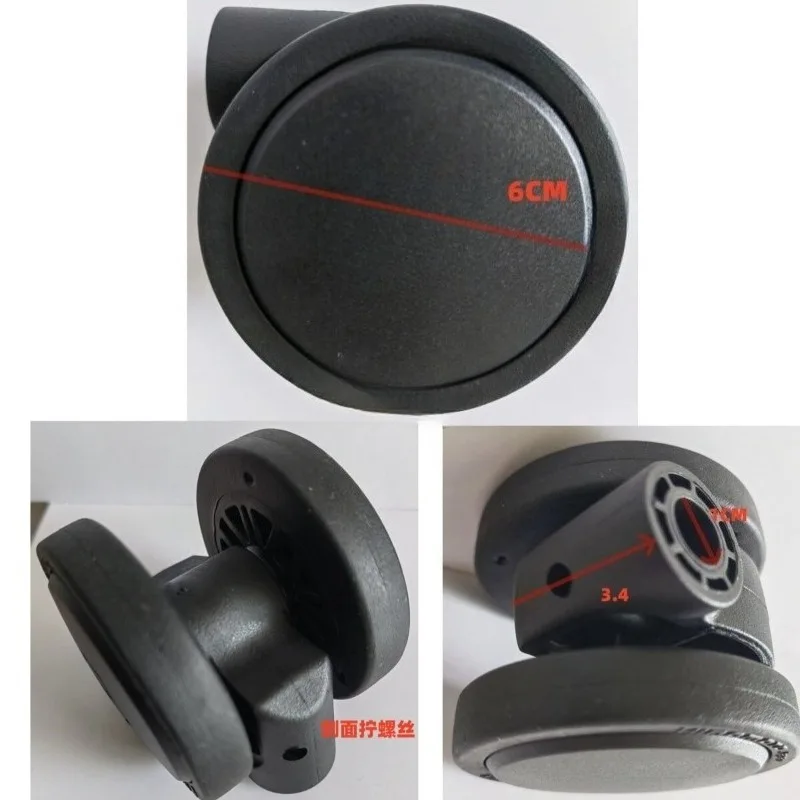 Swivel Suitcase Caster Wheel 5.5cm Diameter Replacement Roller for Victorinox Luggage Repair Accessory