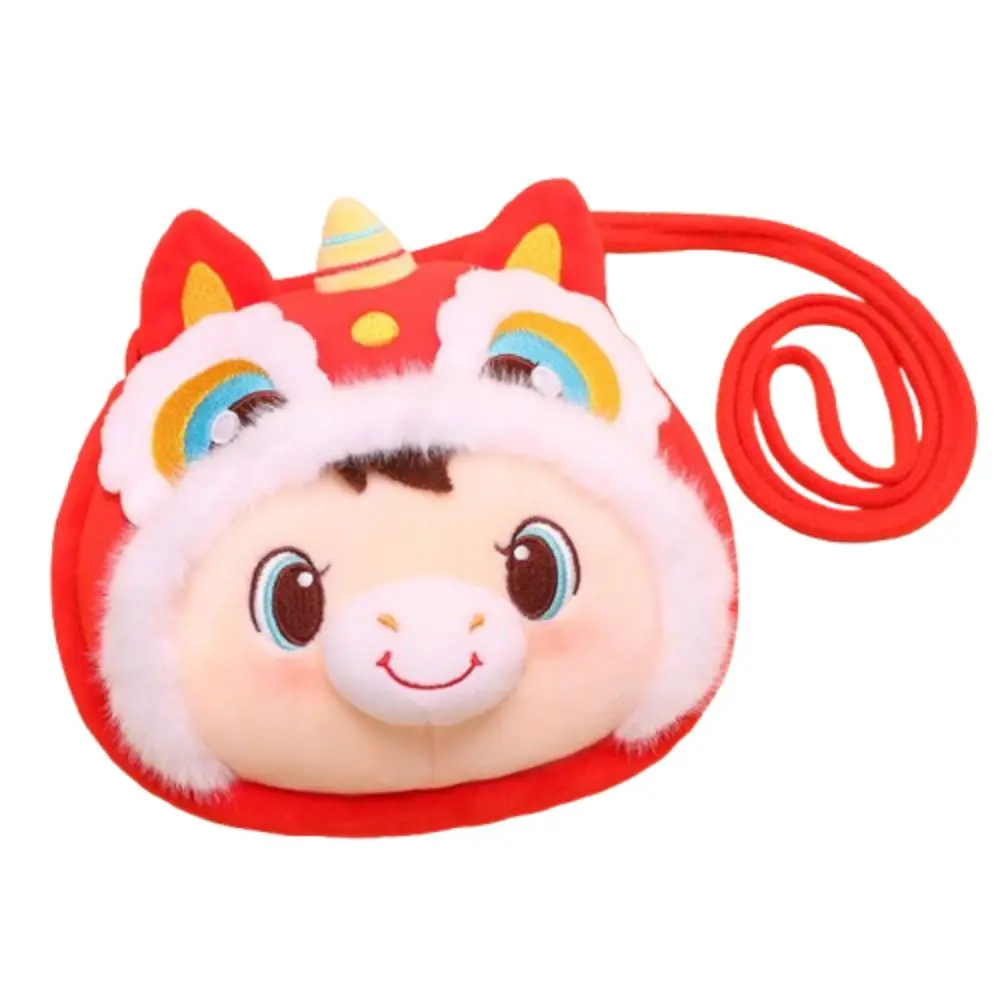 Lucky Horse Zodiac Horse Crossbody tas Rood pakket Chinese stijl Paard Jaar Geldzak Cartoon Rode Lucky Horse Bag