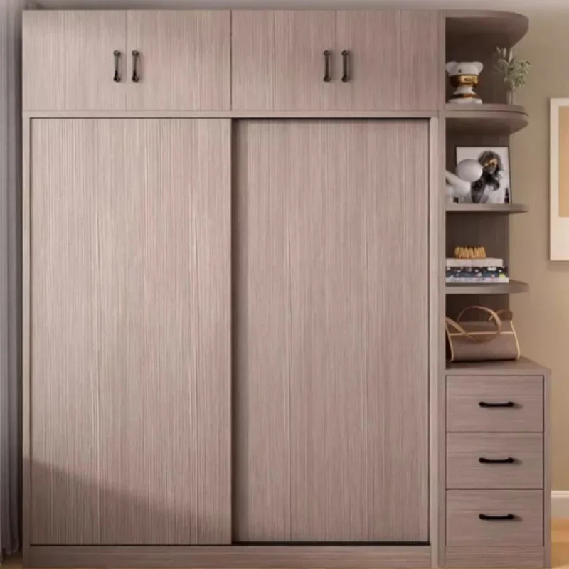 

Drawer Nordic Wardrobe Children Clothes Girls Closet Storage Bedroom Closets Wooden Sliding Doors