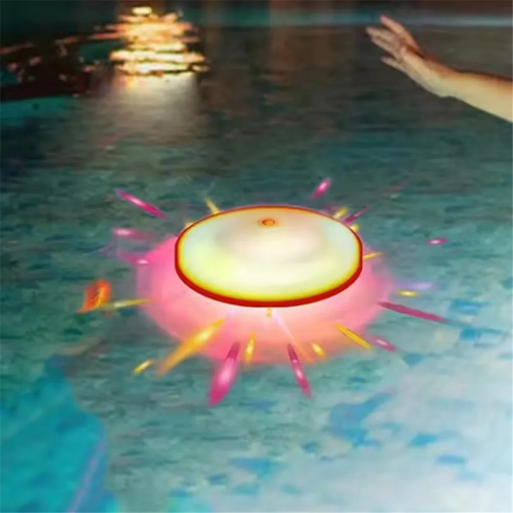 2 pièces piscines LED RGB lumières sous-marines 7 effets d'éclairage dynamiques aquarium piscine éclairage sous-marin plante poussent des lumières