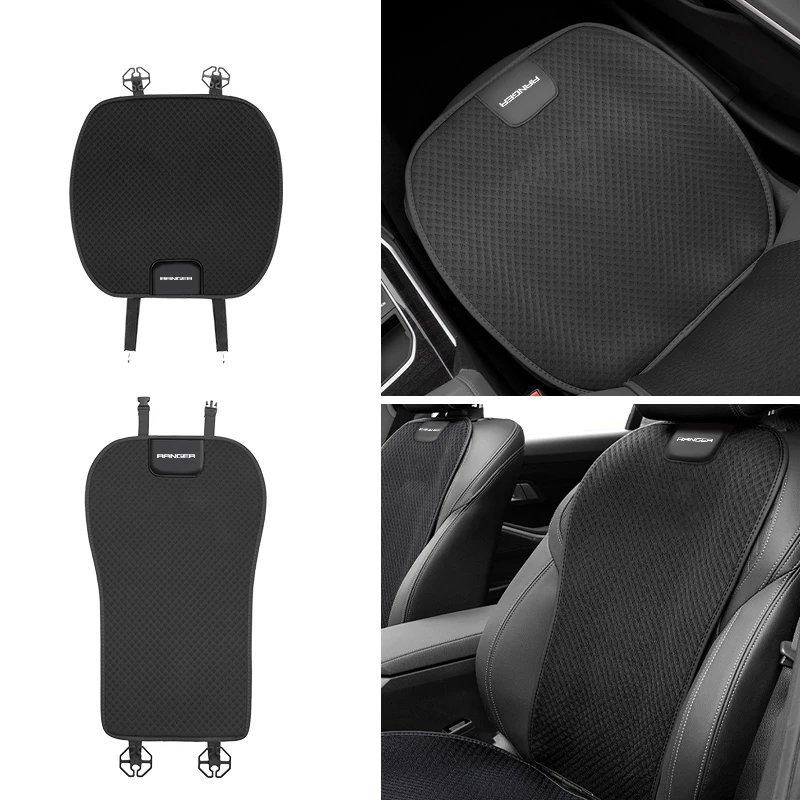 

Car Ice Silk Seat Cover Front Rear Cushion Protector Pad For Ford Ranger Focus mk2 mk3 Fiesta mk7 Mondeo mk4 S-MAX Kuga Mustang