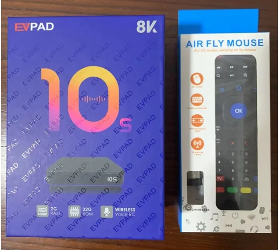 [Подлинный] EVPAD 10S 2024 лучшая Корея, Япония, 8k tvbox global 2GB32GB EVPAD10s в Сингапуре, Таиланде, Австралии, Индонезии, Филиппинах