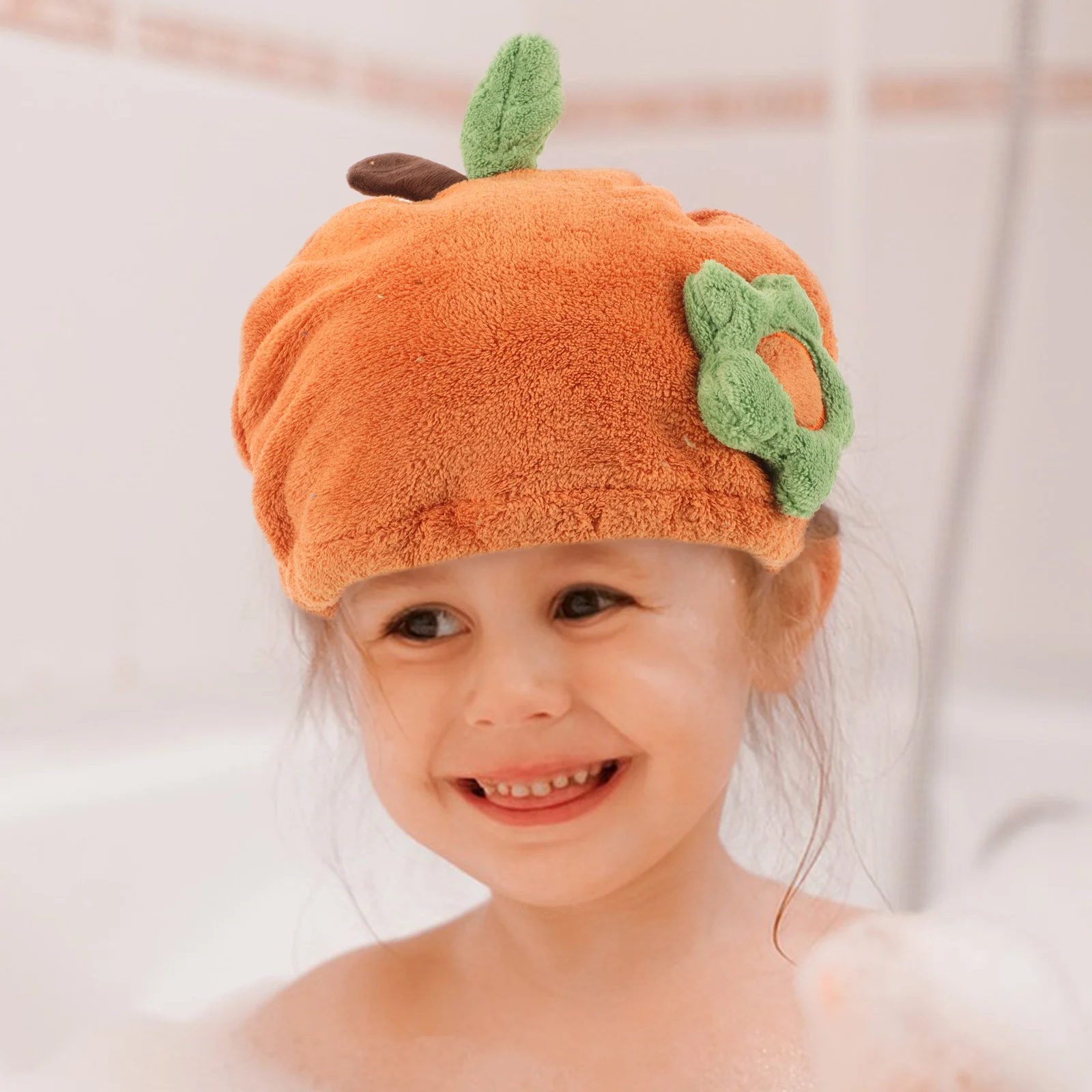 

Dry Cap Cute Cartoon Hair Drying Cap For Kids Baby Hair Towel Wrap Quick Dry Absorbent Thick Warm Shower Hat