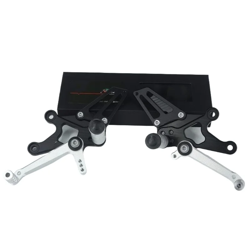 Forged aluminum alloy high-strength motorcycle adjustable rear pedal bracket parts and accessories