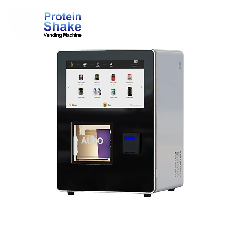 FOODLINE Energy Saving Protein Drink Vendor Low Watt Mix Motor Auto Ratio Lock Safe Fitness Retail Unit