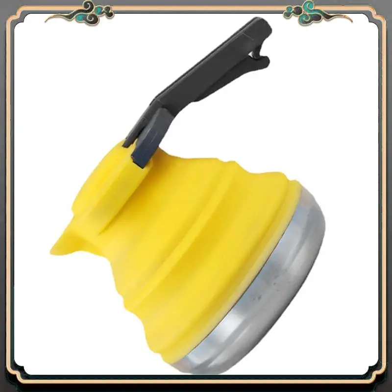 

1 PCS Collapsible Camping Kettle Fit For Hiking, Travel & Outdoors 42 Ounce Capacity (Yellow)