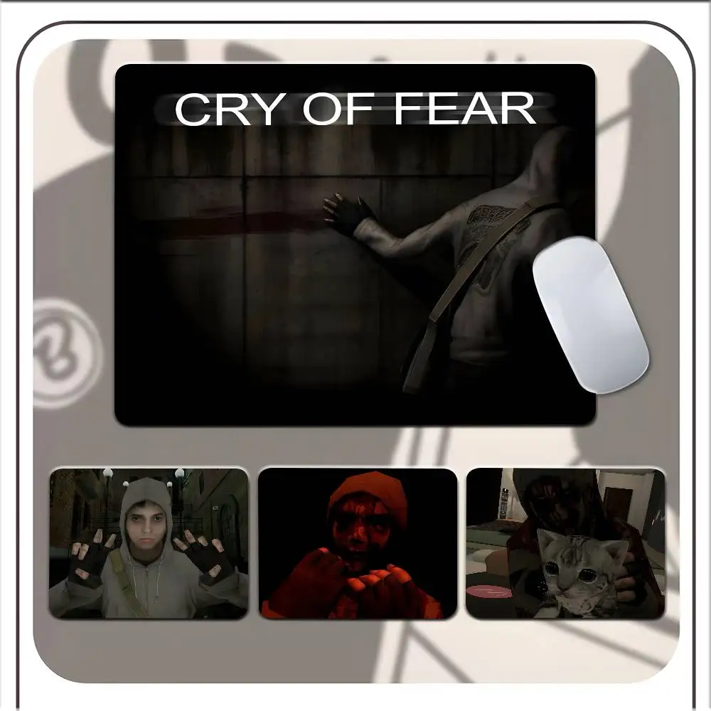 

1pc Hot Game Cry Of Fear Small Mousepad Keyboard Pad Laptop Cushion Non-slip Deskpad