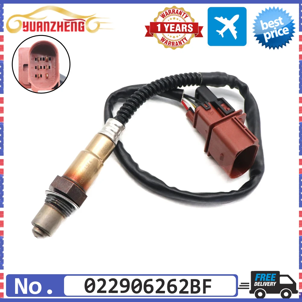 

NEW 5 Wires 022906262BF Upstream Left Air Fuel Ratio Lambda Oxygen O2 Sensor For Audi A4 A6 TT Volkswagen Beetle Porsche Cayenne