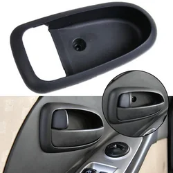Auto Interior Door Handle Frame Left Black For Hyundai-Elantra For Avante-XD 2000 2001 2002 2003 2006 Black Plastic Accessories