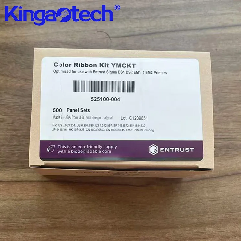 525100-004 500Prints  Color  Ribbon  Kit  YMCKT  Optimized  For  Use  With Entrust Sigma  DS1/DS2/EM1/EM2  Card  Printer