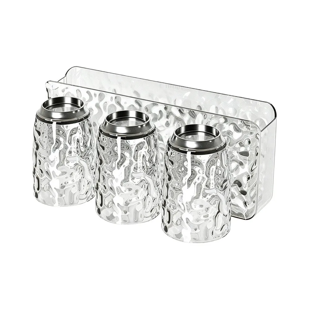 Wall Mounted Compartment Toothbrush Holder with Automatic Toothpaste Dispenser and Protective Flip Top for Daily Use