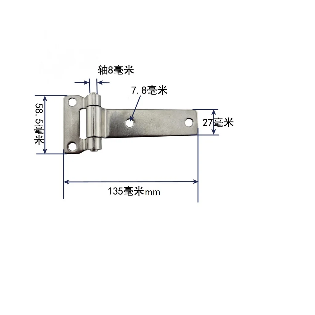 Stainless Steel Door Hinges Cabin Mounting Flush Marine Hardware for Boat Stainless Boat Supplies
