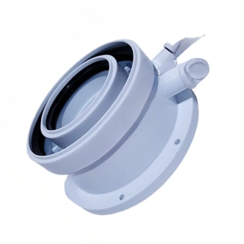 PP Plastic Boiler Flue Accessory 15/15/15cm for Wall Mounted Units Optimized Geometry to Enhance Smoke Extraction Efficiency