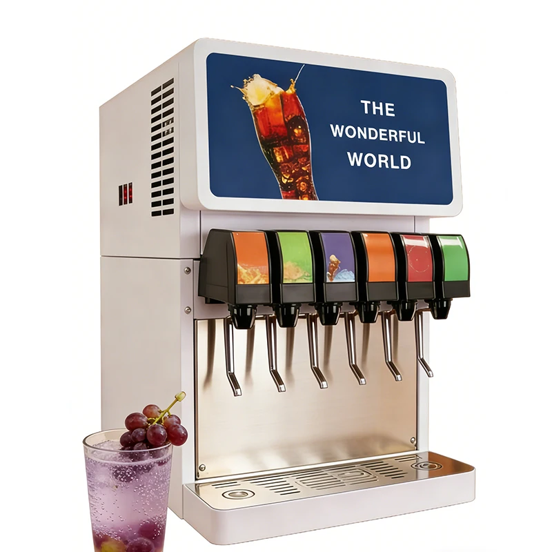 Reliable Easy Maintenance Commercial Fountain Drink Machine Post Mix Machine Smart Carbonated Beverage System For Hotel