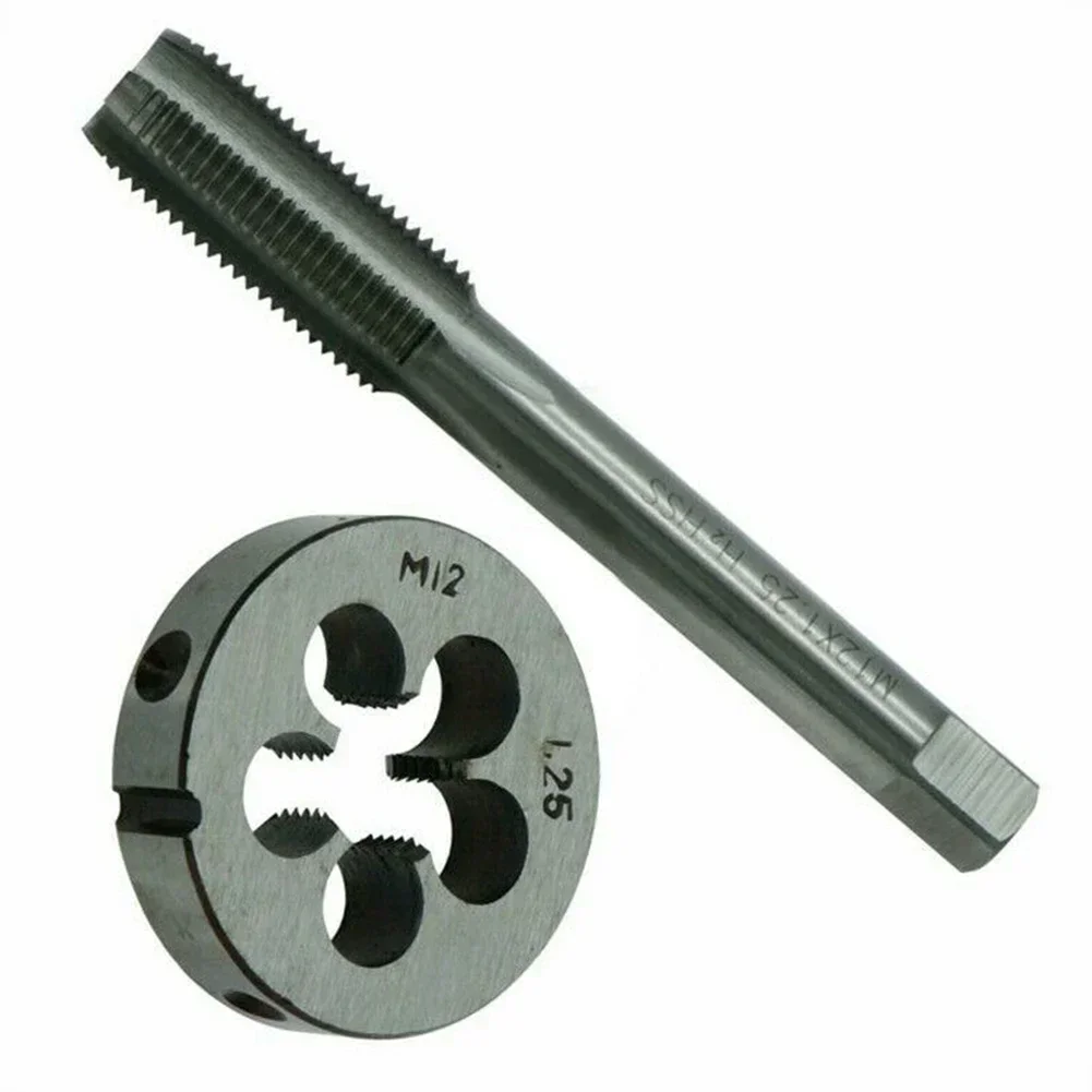 Imagem -03 - Prático Torneira Mais Morrer Mão Torneiras Hss M12x1.25 mm Metalurgia Polonês Métrico Rosca Direita Diâmetro d 12 mm Novo