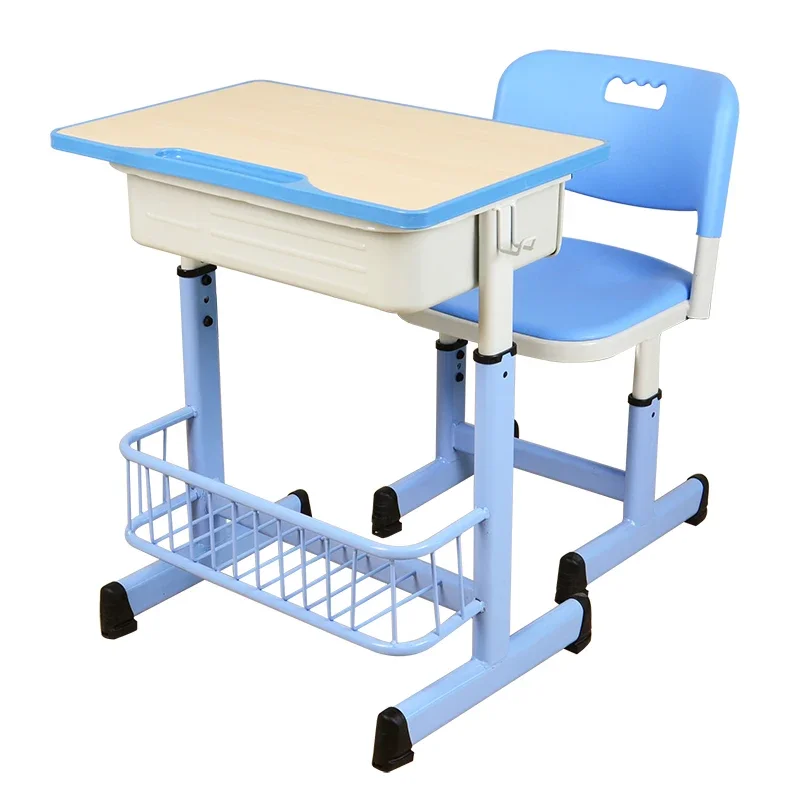 Lifting desks and chairs for primary and secondary school students, training tutorial classes, children's learning writing desks