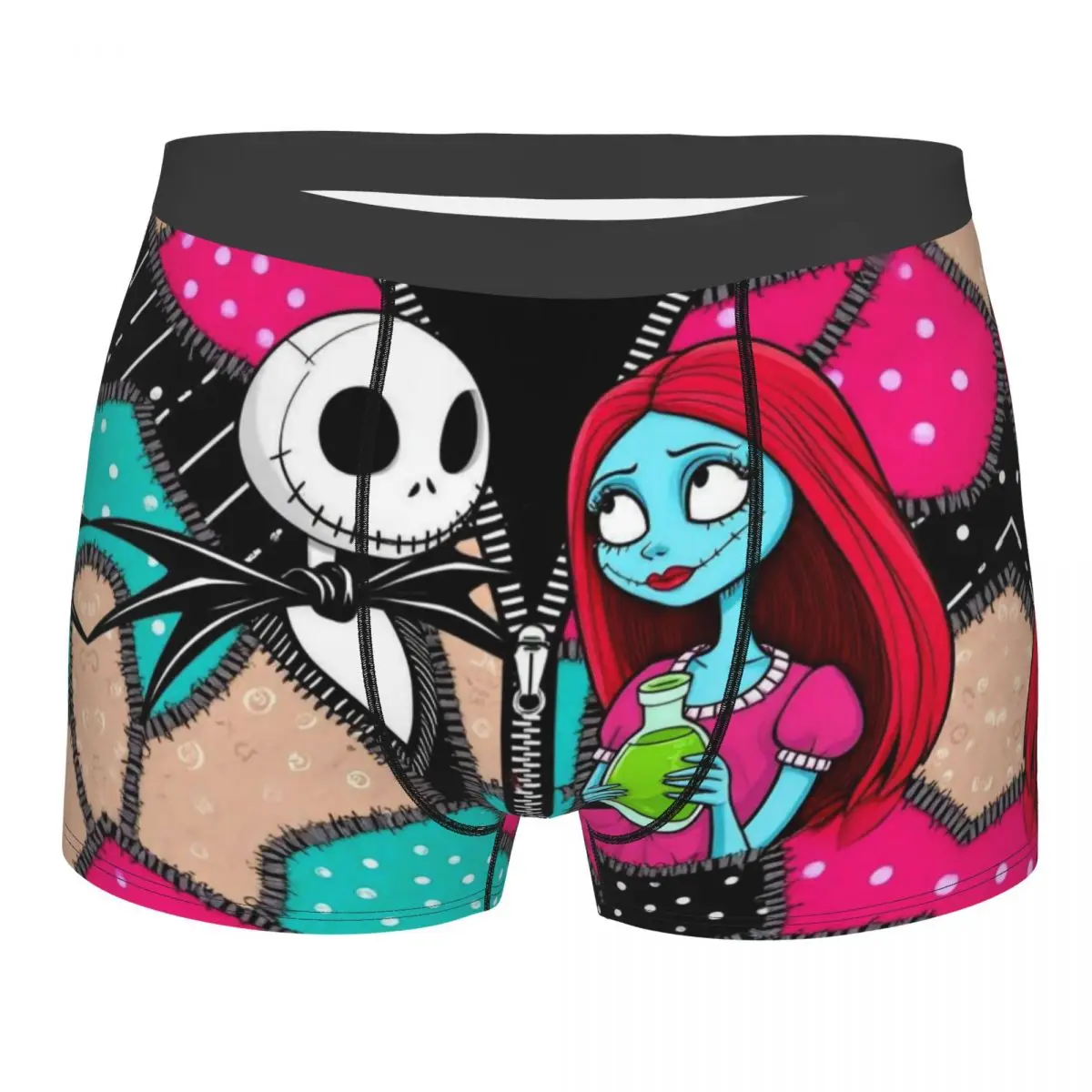 

Нижнее белье Джека Скеллингтона на заказ, дышащие трусы-боксеры «Кошмар перед Рождеством», шорты, мягкие трусы для Homme